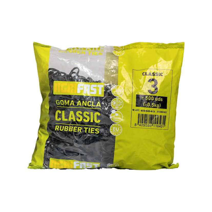 Bolsa de gomas ancla agrícolas AgriFast DESA Classic para sujeción y entutorado de plantas