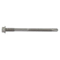 Tornillo autotaladrante para panel sándwich con cabeza hexagonal y punta de broca número 3