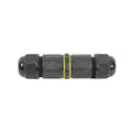 Conector de cable estanco IP68 DUOLEC en color negro vista de perfil
