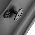 Detalle del sensor de seguridad antivuelco ubicado en la base inferior del calefactor JATA.