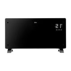 Convector de cristal negro JATA JCRW2520 con display digital frontal