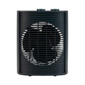 Calefactor vertical JATA JCTV1193 frontal color negro con rejilla protectora