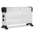 Convector eléctrico Ufesa Polux Nano blanco con mandos laterales y rejilla superior de salida de aire.