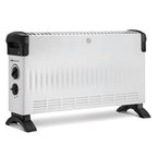 Convector eléctrico Ufesa Polux Nano blanco con mandos laterales y rejilla superior de salida de aire.
