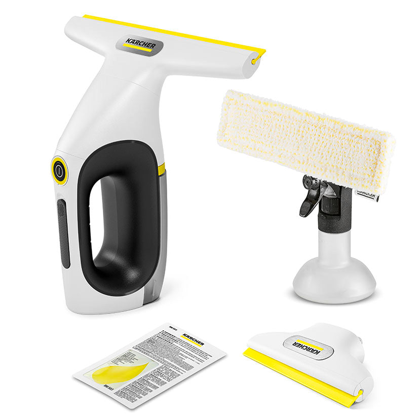 Limpiacristales Karcher WV 2 Universal Precision con kit de accesorios: boquillas, pulverizador y detergente.