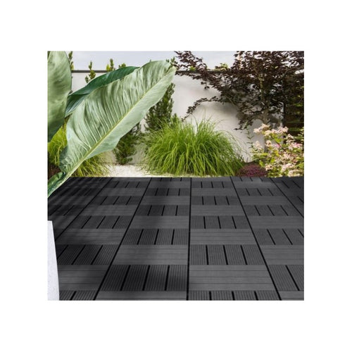 Baldosa Composite FAURA 30x30 cm Antracita para Exterior
