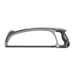 Arco de sierra profesional de aluminio ligero marca Ratio con hoja de 300mm instalada.