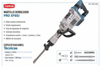 Martillo Demoledor RATIO PRO XF65J