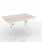Mesa Plegable Comedor/Escritorio Nordic 110 x 70 cm – Madera y Metal