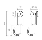 Polea Pérgola Exterior Micel TLD17 Acero Inox - Pack 5 uds