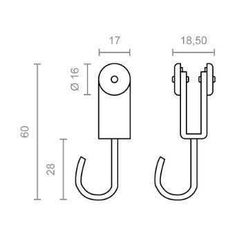 Polea Pérgola Exterior Micel TLD17 Acero Inox - Pack 5 uds