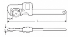 Llave Stillson Profesional Super-Ego 121 ECO de Acero Forjado