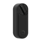Cerradura inteligente Yale Linus L2 en acabado negro mate vista lateral.
