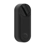 Cerradura inteligente Yale Linus L2 en acabado negro mate vista lateral.