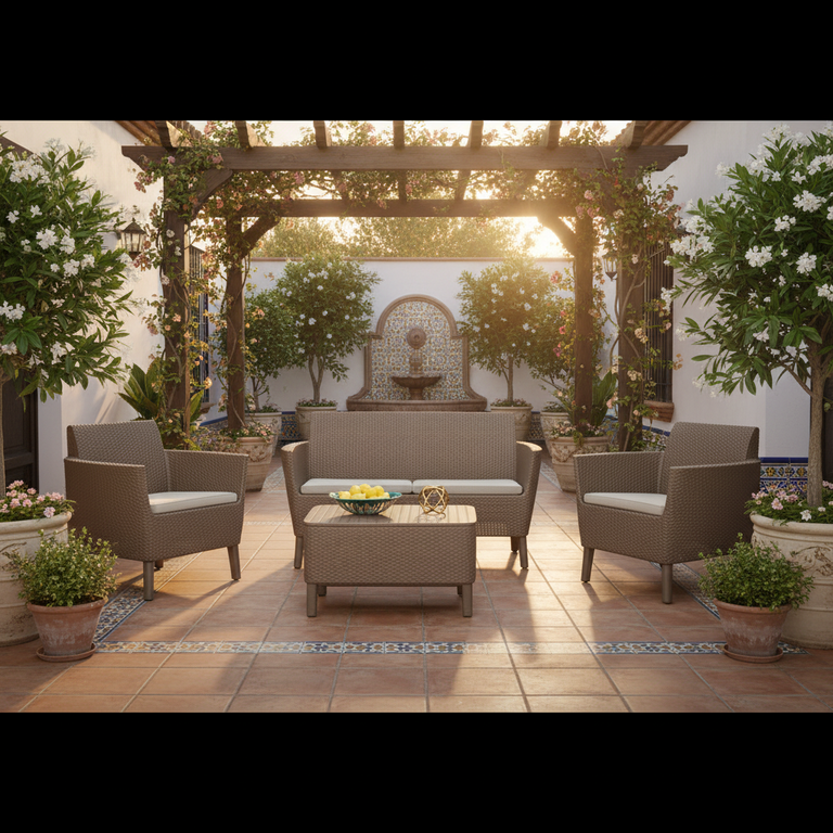 Conjunto de Jardín Keter Salemo Capuchino