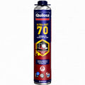 Bote de Espuma PU Quilosa Ultra Fast 70 de 870ml color azul, con indicación de secado rápido y aislamiento acústico para instalación de ventanas.