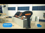 Taquilla Simonlocker DIY Single 300 Gris 1800x300x500mm (Módulo Inicial y Adicional)